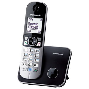 Телефон DECT PANASONIC KX-TG6811UAB Black