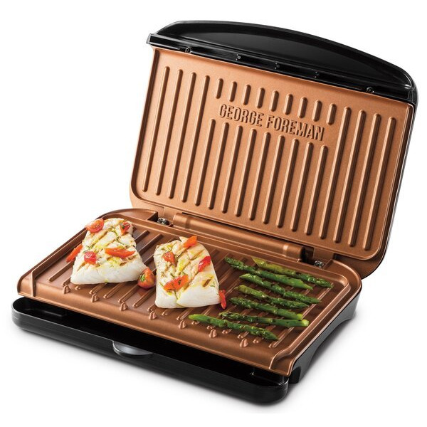 Електрогриль Russell Hobbs 25811-56 George Foreman Fit Grill Copper Medium