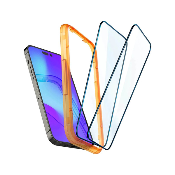 Захисне скло Spigen для Apple Iphone 14 Pro Glas t R Align Master FC (2 Pack) Black (AGL05216)