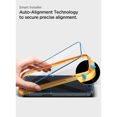 Захисне скло Spigen для Apple Iphone 14 Pro Glas t R Align Master FC (2 Pack) Black (AGL05216)