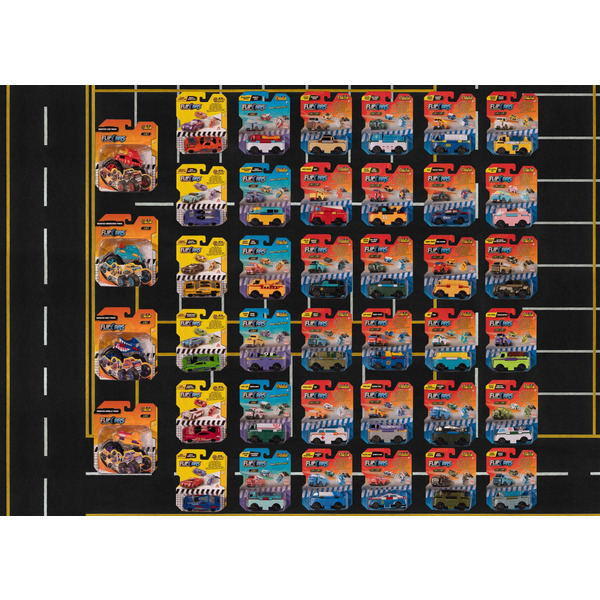 Машинка-трансформер Flip Cars 2 в 1 Монстр-трак Лев