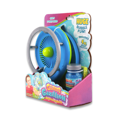 Генератор мыльных пузырей Gazillion Гигант вентилятор, в наборе р-р 118мл