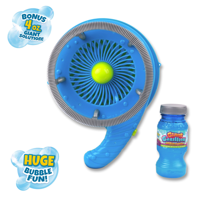 Генератор мыльных пузырей Gazillion Гигант вентилятор, в наборе р-р 118мл