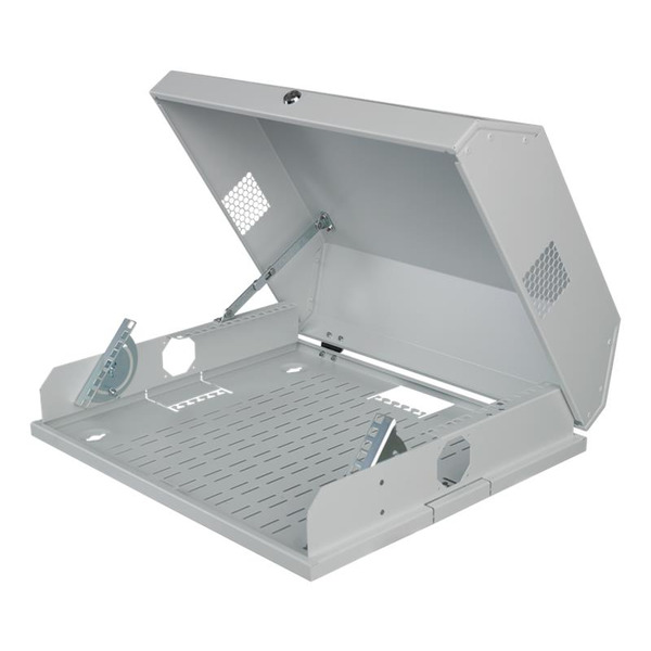 Шафа MIRSAN SLIM 19" 3+5U 537x475, RAL 7035 (MR.SLM.02)