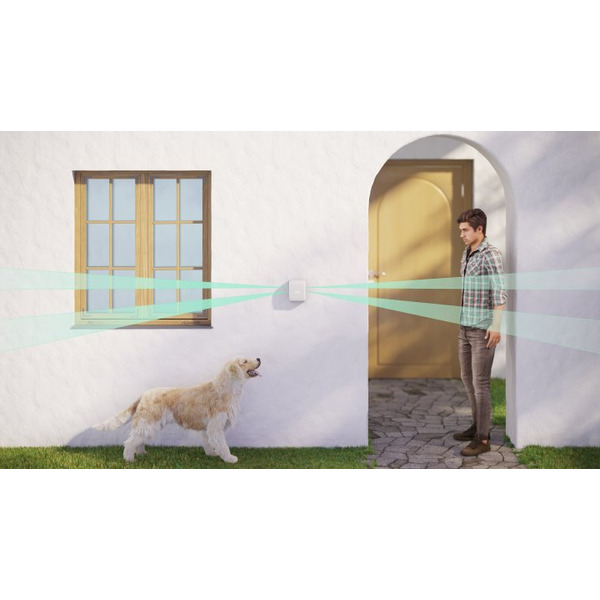 Бездротовий датчик руху" штора" Ajax DualCurtain Outdoor білий