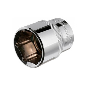 Голівка шестигранна 1/2" 24мм x 38мм CrV INTERTOOL ET-0024