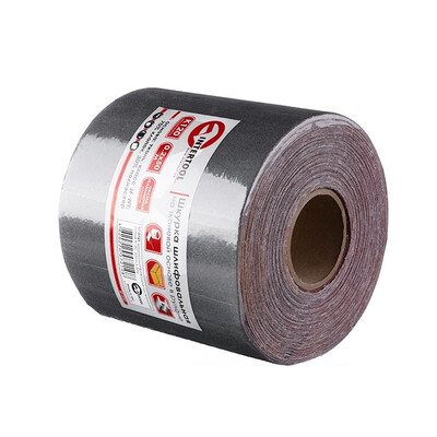 Шкурка шліфувальна на тканинній основі К120, 20cм x 50м INTERTOOL BT-0721