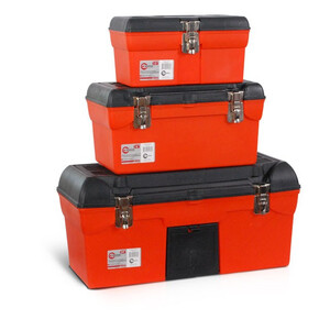 Комплект ящиків для інструментів, з металевим замком, 3 шт 13" / 16.5" / 23.5" INTERTOOL BX-0007