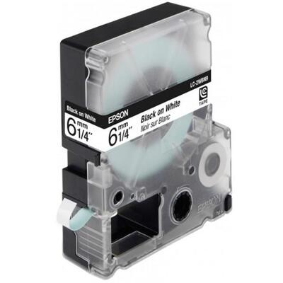 Epson LK2WBN для LW-300/400/400VP/700 Std Blk/Wht 6mm/9m