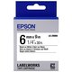 Epson LK2WBN для LW-300/400/400VP/700 Std Blk/Wht 6mm/9m