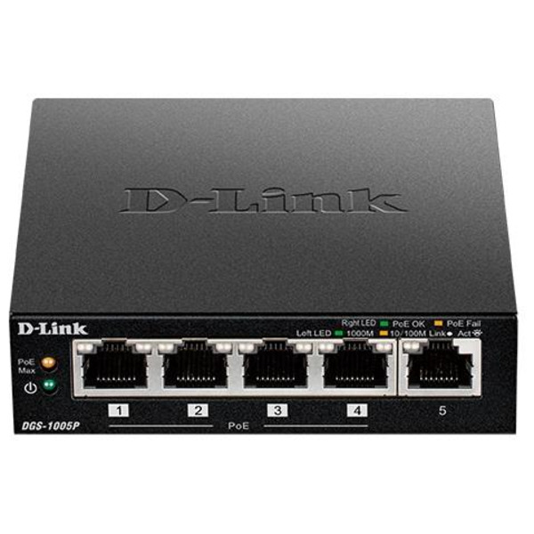 Комутатор D-Link DGS-1005P