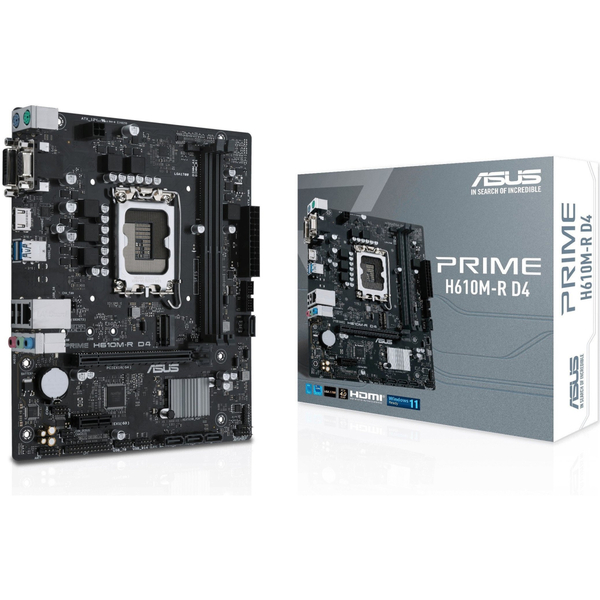 Материнська плата ASUS PRIME H610M-R D4-SI (90MB1B40-M0ECY0)