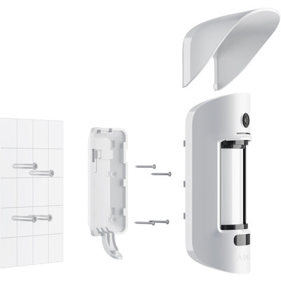 Бездротовий датчик руху з камерою + фото Ajax MotionCam Outdoor PhOD, Jeweller, білий (000027961)