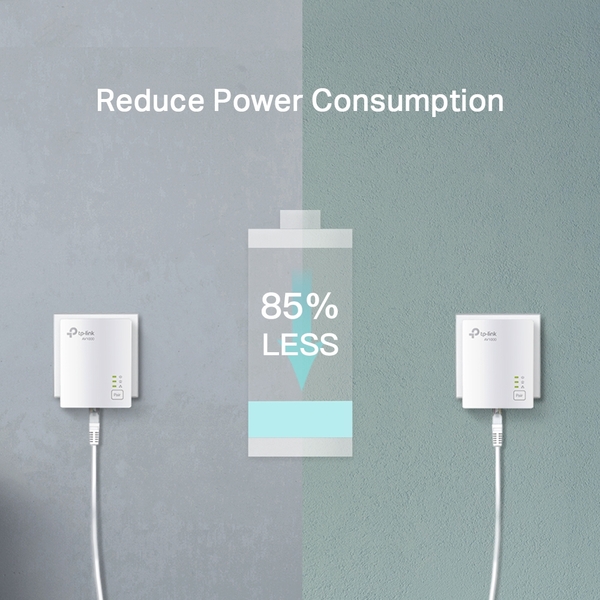 Комплект адаптерів для створення мережі Ethernet на основі електромережі TP-Link TL-PA7017 KIT