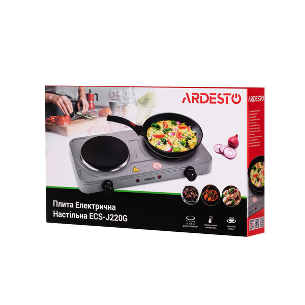 Настільна електроплитка Ardesto ECS-J220G