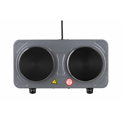 ARDESTO Электроплитка ECS-J220G - 2 конфорки горизонт. 2000 Вт/ графит