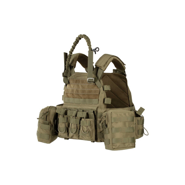 Плитоноска з підсумками Тип1, 2Е, Молле, хакі (2E-MILPLACARR1-OG)