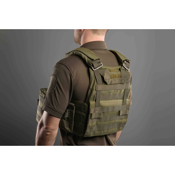 Плитоноска з підсумками Тип1, 2Е, Молле, хакі (2E-MILPLACARR1-OG)