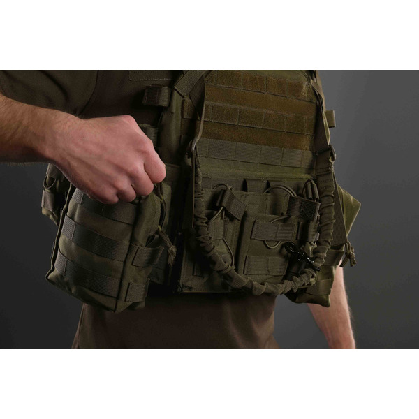 Плитоноска з підсумками Тип1, 2Е, Молле, хакі (2E-MILPLACARR1-OG)