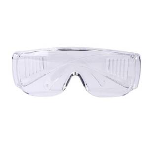 Окуляри захисні прозорі, матеріал лінз полікарбонат, матеріал заушников полікарбонат, захист від удару,