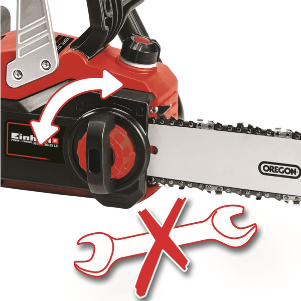 Пила ланцюгова акумуляторна Einhell GP-LC 36/35 Li-Solo 18В PXC шина 35см (4501780)