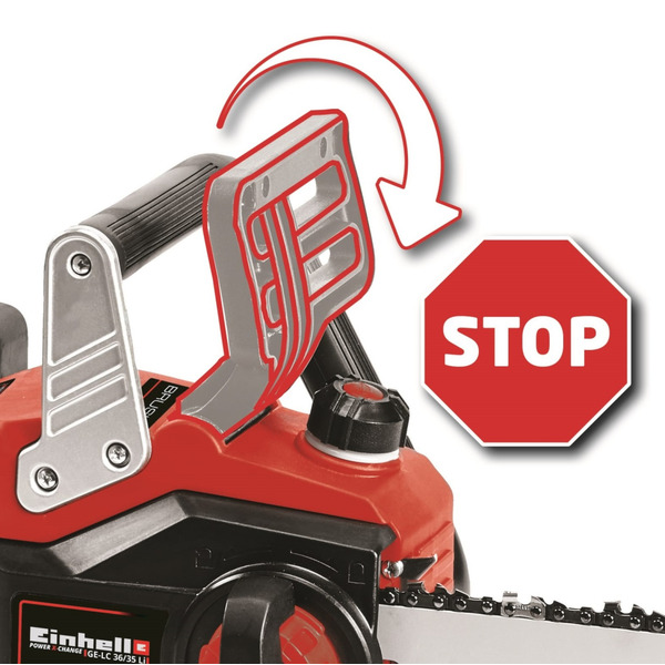 Пила ланцюгова акумуляторна Einhell GP-LC 36/35 Li-Solo 18В PXC шина 35см (4501780)