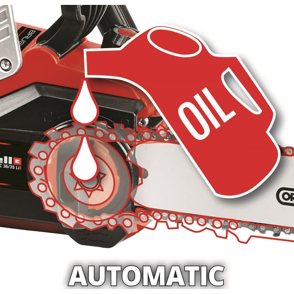 Пила ланцюгова акумуляторна Einhell GP-LC 36/35 Li-Solo 18В PXC шина 35см (4501780)