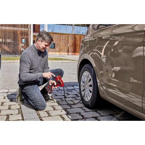 Компрессор ручной акум Einhell CE-CC 18 Li-Solo, 18В, PXC, 12-10 и 8 л/мин, 11 бар, 0.6 м, 0.76 кг (без АКБ и ЗУ)