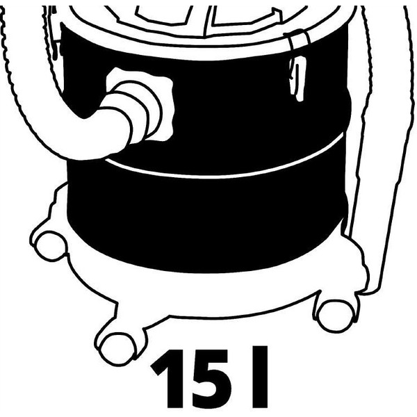 Пилосос для золи Einhell TE-AV 18/15 Li C (без АКБ та ЗП) (2351700)