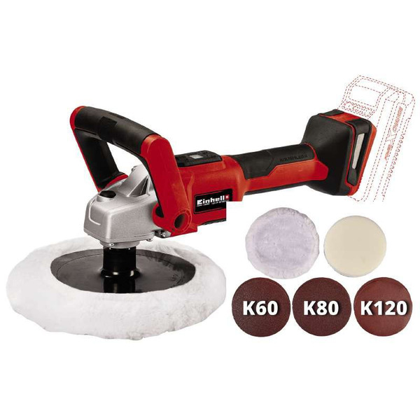 Лента шлифовальная Einhell KWB, 3шт, 100х915мм, К60, К80, К120 (914605)