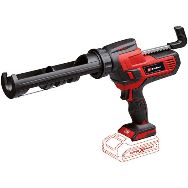 Einhell Пистолет для герметика TE-SG 18/10 Li - Solo аккум., PXC, 18В, 2000 Н, 310 мл, 0.4-10 мм/с, 1.8 кг (без АКБ и ЗУ)