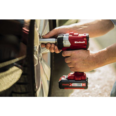 Einhell Гайковерт ударный TP-CW 18 Li BL - Solo аккум., PXC, 215 Нм, 18В, бесщеточн., квадрат, 1.1 кг (без АКБ и ЗУ)