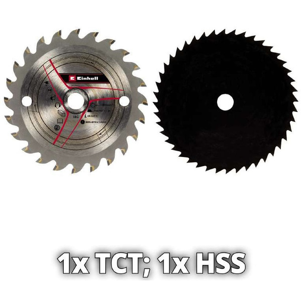 Міні-пила циркулярна Einhell TE-CS 18/89 Li (без АКБ та ЗП) (4331100)