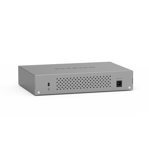 Комутатор NETGEAR MS108UP, 4x2,5GE PoE+, 4x2,5GE PoE++(60Вт/порт), 230Вт, некерований (MS108UP-100EUS)