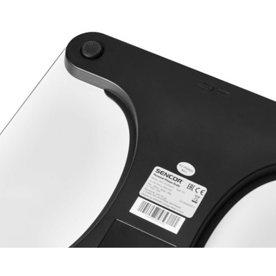 Sencor Весы напольные SBS6025WH, 180 кг, 3хААА, стекло, белый