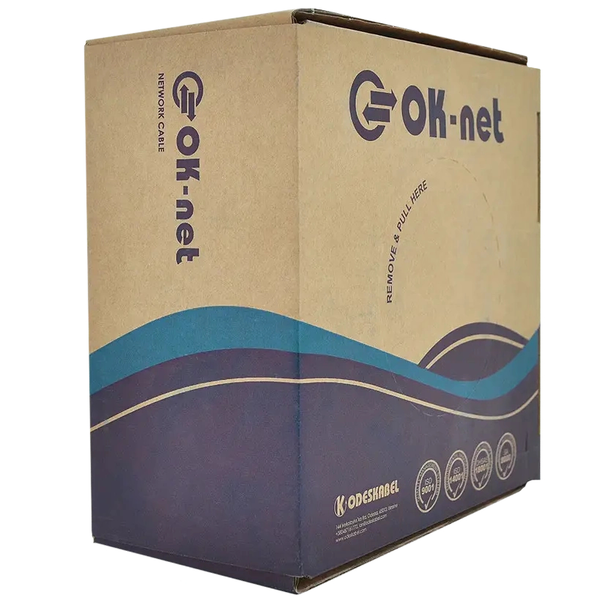 Кабель (UTP медь внутренний) КПВ-ОП (100) 4*2*0,46 (U/UTP-cat.5E-SL), CU 100м.