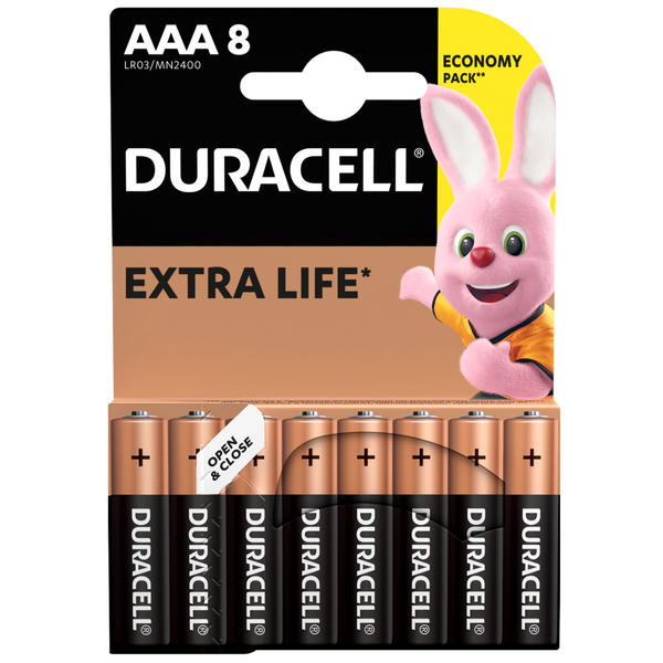 Батарейка Duracell LR03 MN2400 1x8 шт.