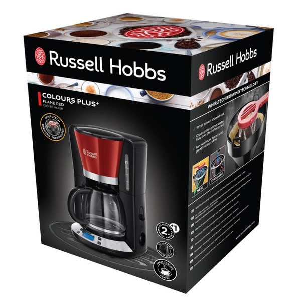 Кавоварка крапельна RUSSELL HOBBS 24031-56 Colours Plus+ Красный