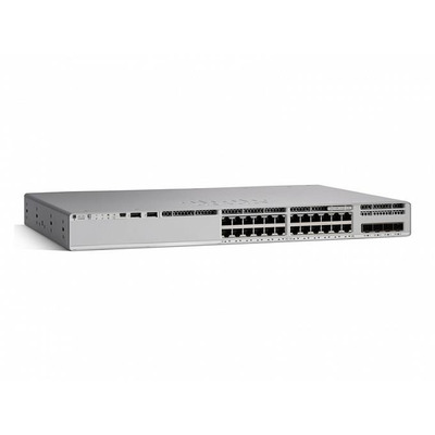 Комутатор Cisco Catalyst 9200L 24-port PoE+, 4 x 1G, Network Essentials
