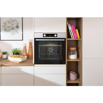 Комплект Gorenje (духовка электрическая BO6737E02XK + варочная поверхность газовая G642ABX), нерж.