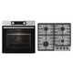 Комплект Gorenje (духовка электрическая BO6737E02XK + варочная поверхность газовая G642ABX), нерж.