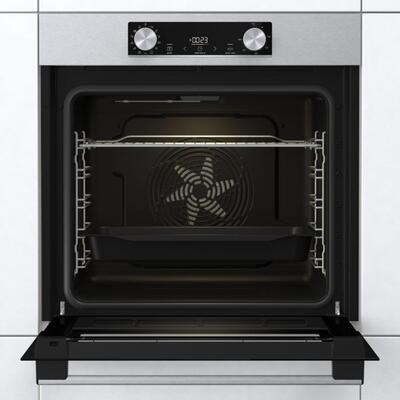Комплект Gorenje (духовка электрическая BO6737E02XK + варочная поверхность газовая G642ABX), нерж.