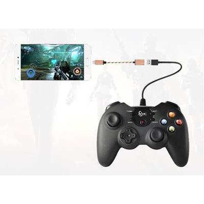 Перехідник USB 3.1 Type-C  --> USB (OTG) OEM, кабель 0.2м, оплетення