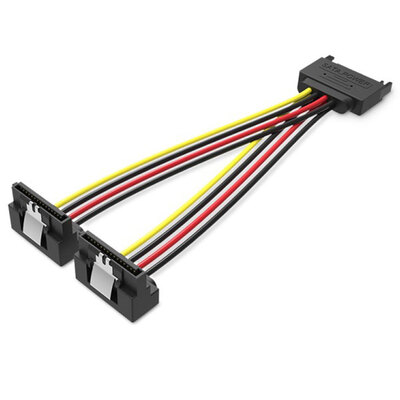Кабель живлення Serial ATA Male - 2xSATA Female Vention