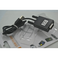 Перехідник USB --> COM (RS232) 9pin, кабель 1м. RTL