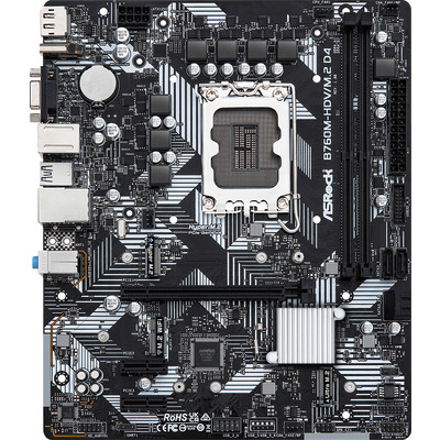 Материнская плата ASRock B760M-HDV/M.2 D4 Socket 1700