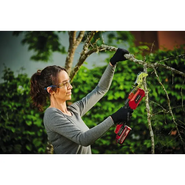 Пила шабельна акумуляторна Einhell X-Change GE-GS 18/150 Li-Solo, PXC, 18В, пропил 100/80мм, хід 20мм 1.28кг, (без АКБ та ЗП)