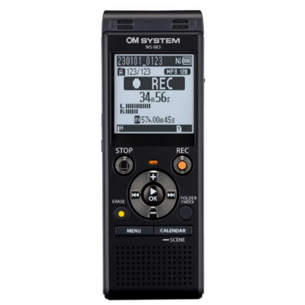 Диктофон цифровий OLYMPUS OM SYSTEM WS-883 Black (8GB)