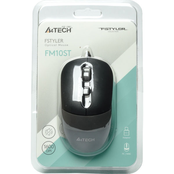 Миша A4Tech Fstyler FM10ST Grey