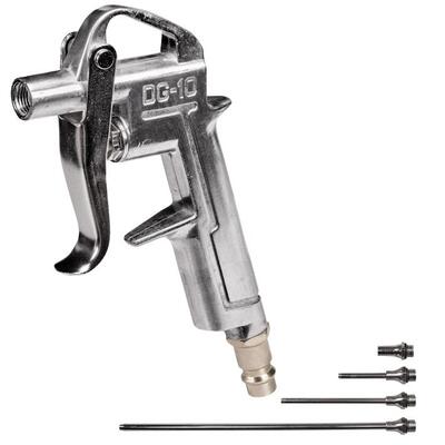 Пістолет продувний Einhell з насадками 4шт, 20/50/95/220мм, 8бар (4132762)